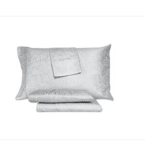 Art of the Weave Feather 1000 Thread Count Cotton Sateen Blend 4-Pc. Sheet Set,